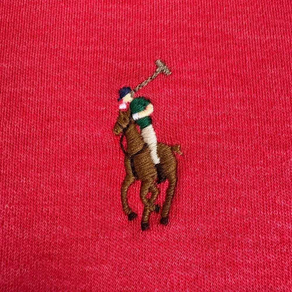 Polo Ralph Lauren Classic Fit Soft Polo Shirt Cotton Pink Mens Large L